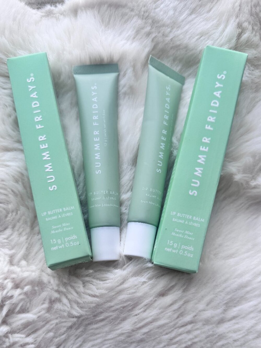 2pack/ Sweet Mint /Summer Fridays Lip Butter Balm Conditioning Lip Mask New box